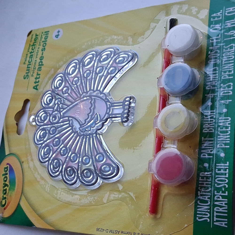 Peacock Suncatcher craft Kit